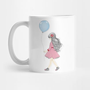 Girl with balloon Mug